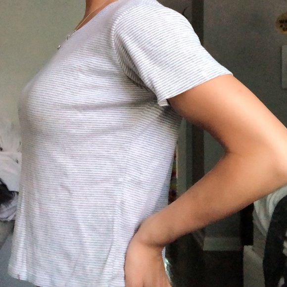 Brandy Melville Striped Tee - Picture 2 of 3